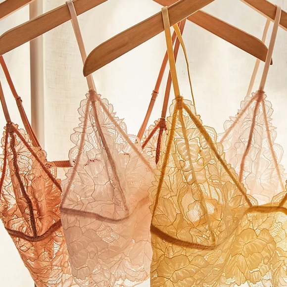 NWT Intimately Free People Everyday Lace Longline Bralette in Tuscany Size XS - Picture 11 of 12